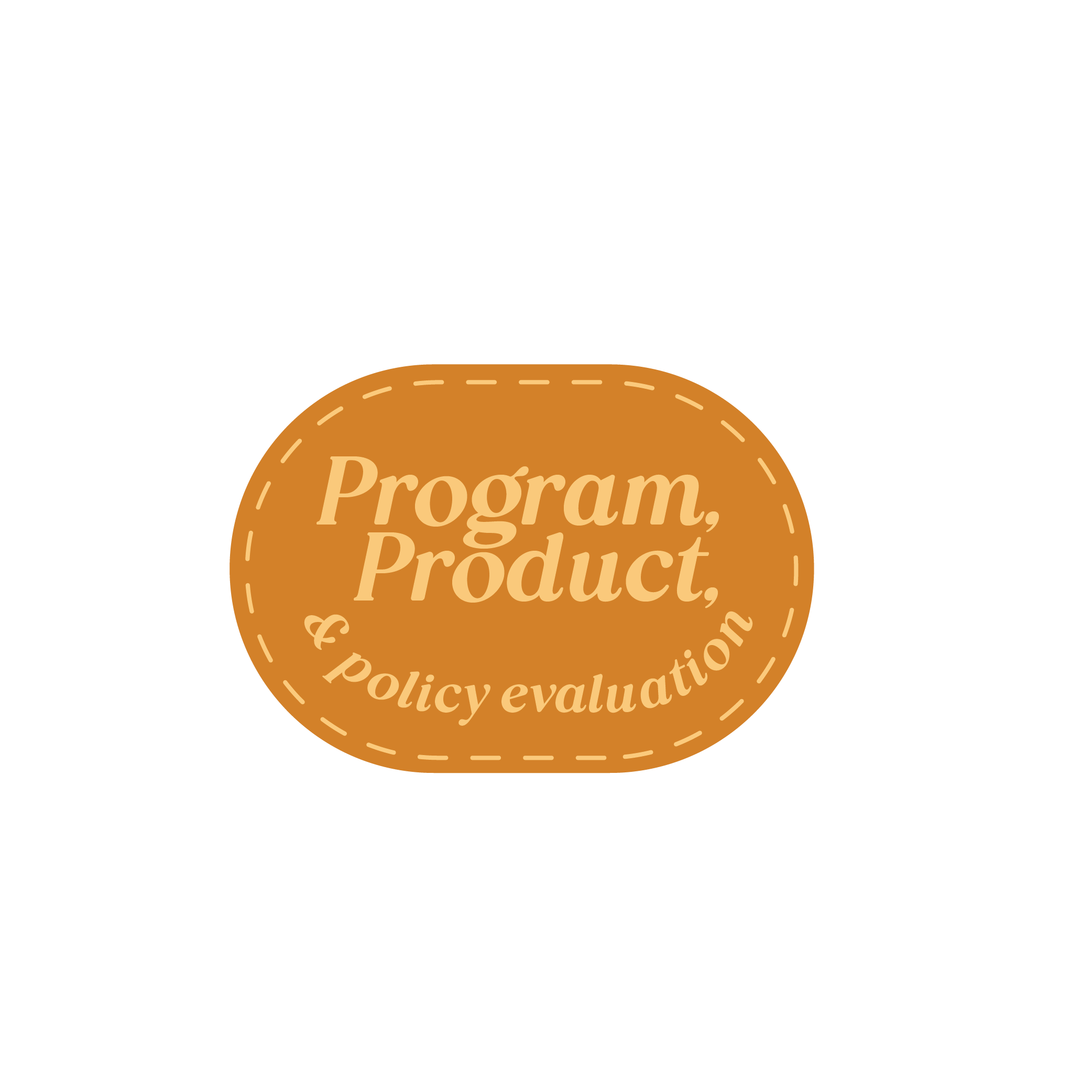 Program, product & policy evaluation badge